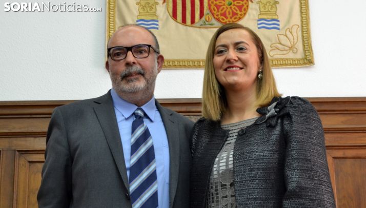 Virginia Barcones y Miguel Latorre este jueves. /SN