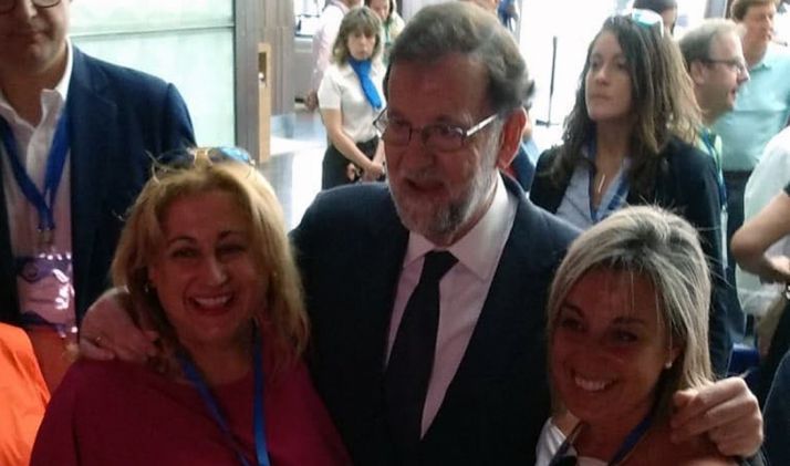 De Gregorio, (izda.) con Mariano Rajoy este viernes. /PP Soria