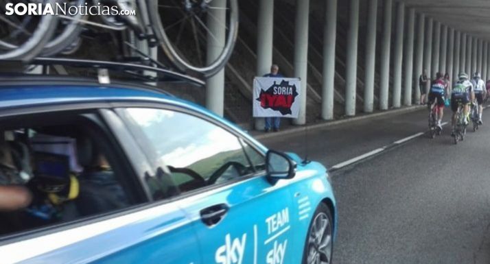 Las reivindicaciones de Soria Ya, también presentes en el Tour de Francia
