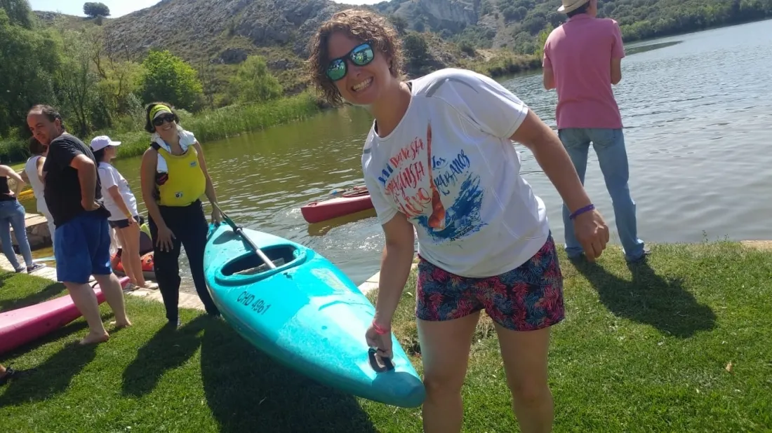 Foto 8 - Docenas de pirag&uuml;istas, en la XVII Traves&iacute;a por el Duero celebrada en Soria