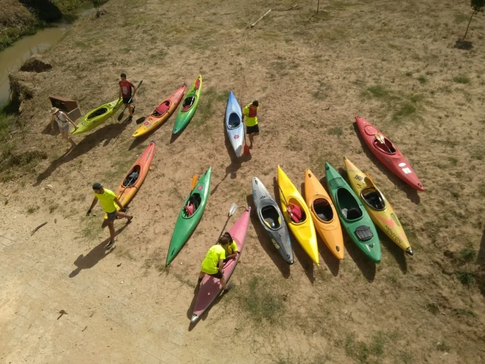 Imágenes del descenso popular del Duero en San Esteban de Gormaz.