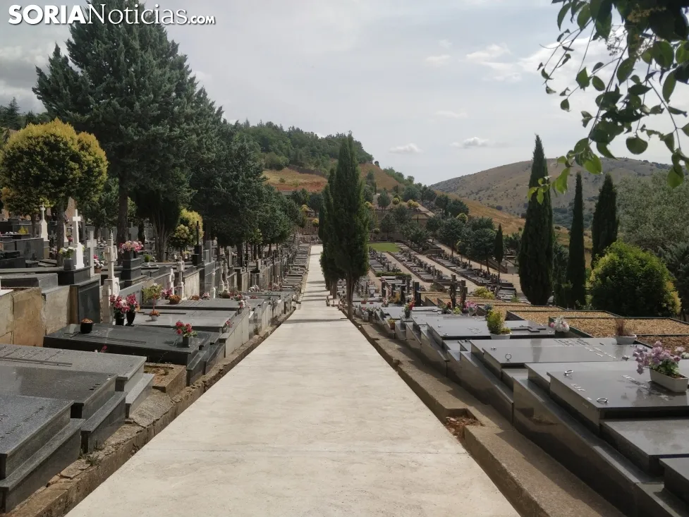 Obras en el cemenerio de Soria. SN