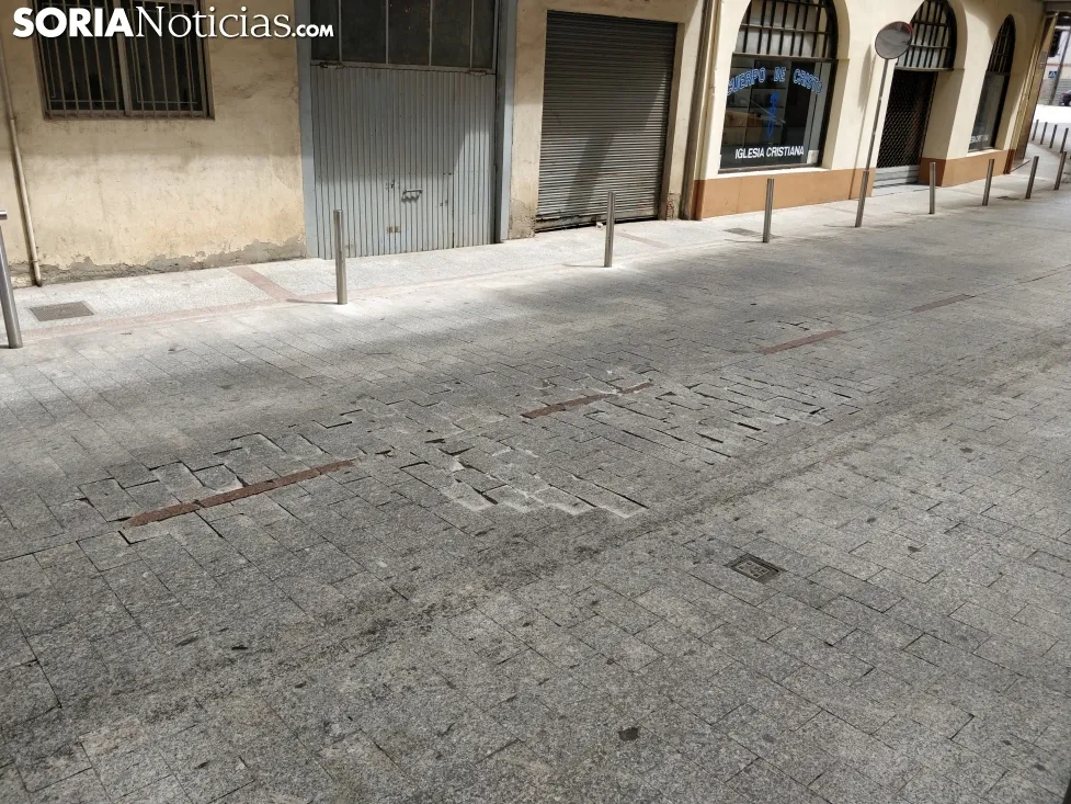 Estado actual de la calle San Juan de Rabanera. SN