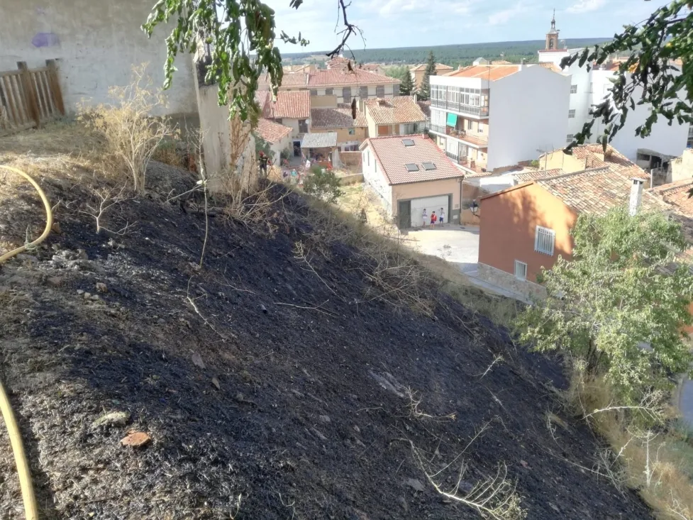 Incendio en Almazán. Diputación. 