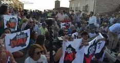 Una imagen de la concentración de este jueves. /SN