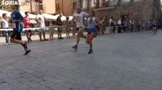Imágenes de la Carrera Popular 'Fermín Cacho' en Ágreda. /SN