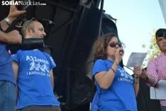 Foto 24 - GALER&Iacute;A: Cientos de sorianos cortan durante una hora la N-122 para exigir "&iexcl;Autov&iacute;a ya!"