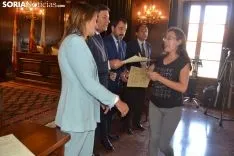 Un momento de la entrega de diplomas. /SN