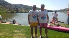 Foto 9 - Docenas de pirag&uuml;istas, en la XVII Traves&iacute;a por el Duero celebrada en Soria
