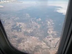 Vistas de Soria desde un avión. 