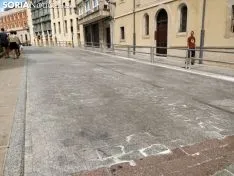 Estado actual de la calle San Juan de Rabanera. SN