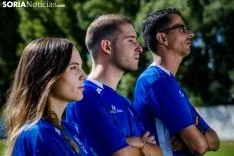 María Uriel, Sergio Paz y Guillermo González, en un primer plano. David Almajano