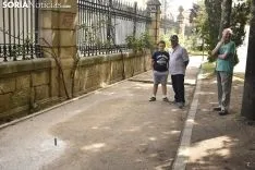 Juegos tradicionales en el lateral de la Dehesa. /EM