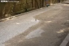Juegos tradicionales en el lateral de la Dehesa. /EM