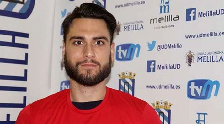 García, en tiempos de militancia en el Melilla. 