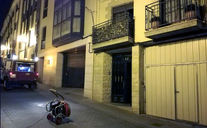 Imagen del lugar del fuego. /Dip