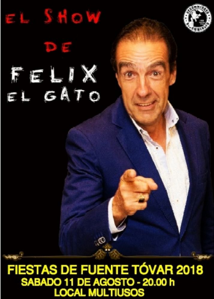 El humorista Félix El Gato, en las fiestas de Fuentetovar este sábado