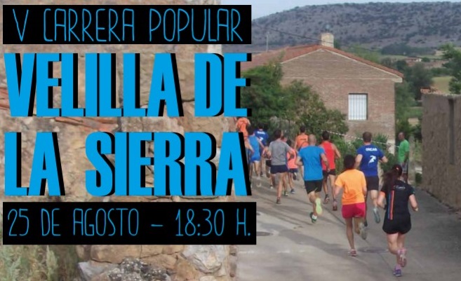 Velilla de la Sierra acoge su carrera popular el 25 de agosto