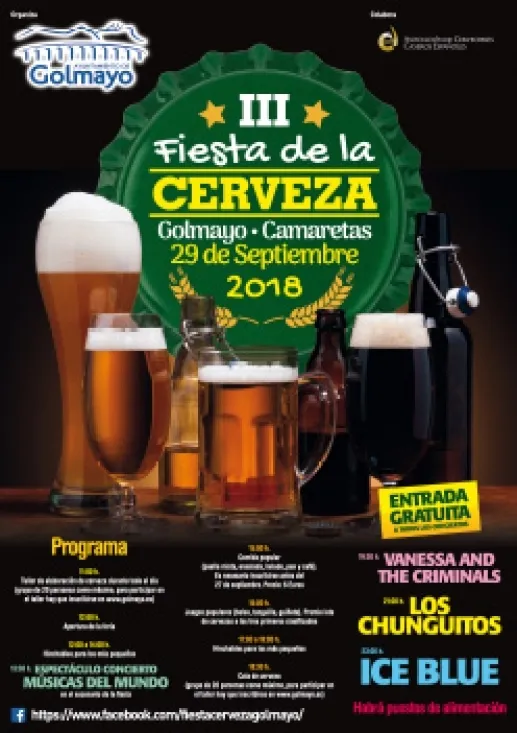 Cartel de la Feria de la Cerveza.