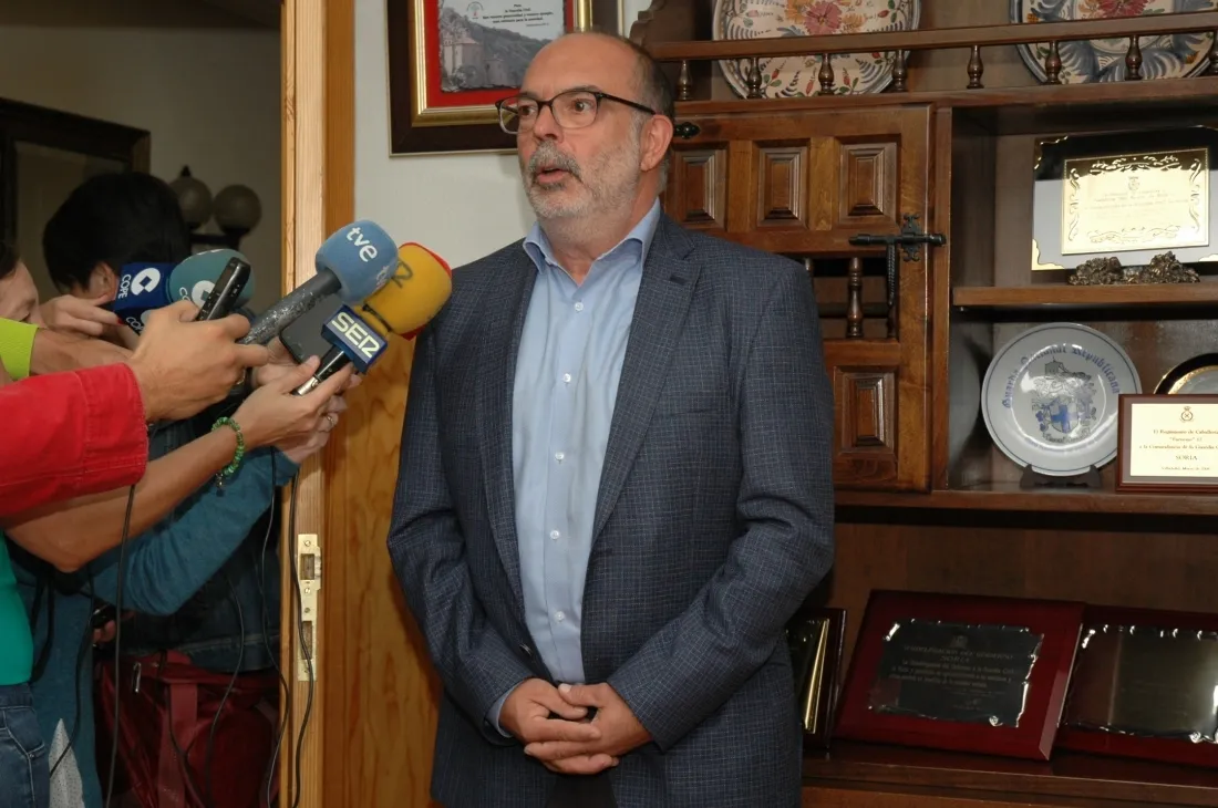 Una de las imágenes de la jornada de aniversario en la Comandancia de Soria. /Subdeleg.
