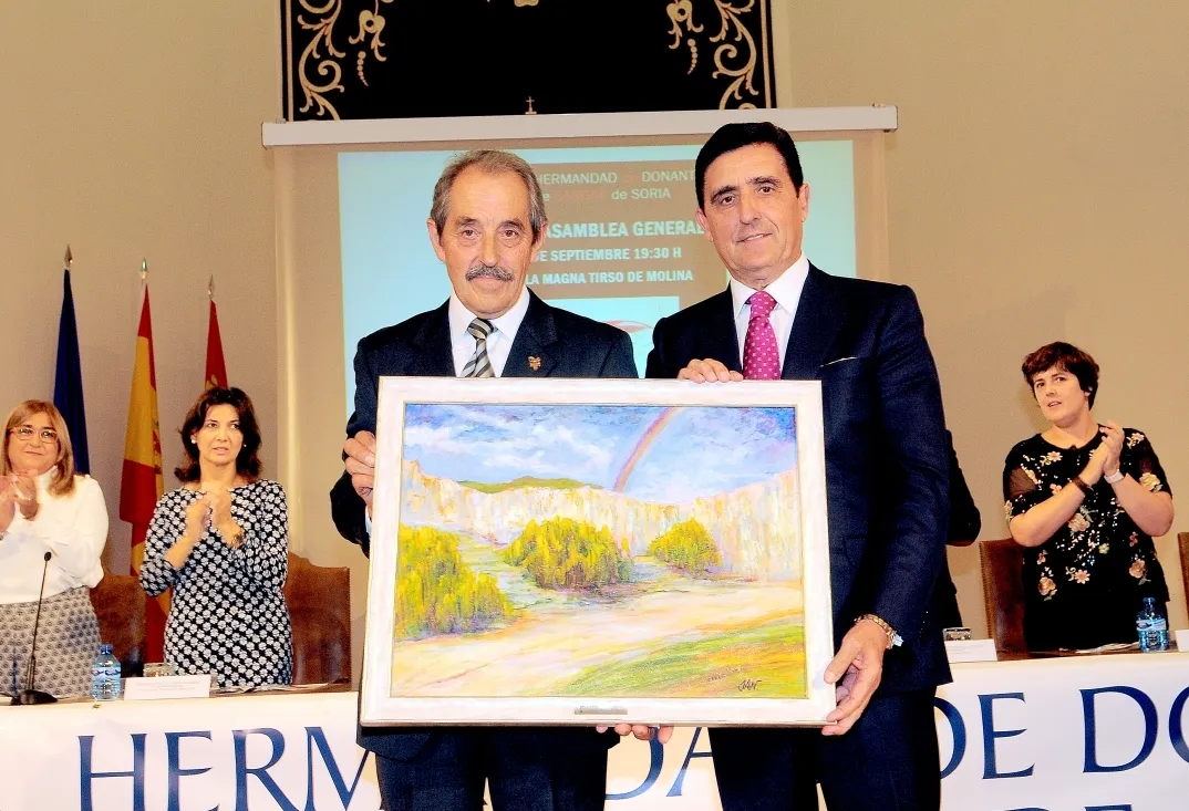 José Luis Molina (izda.) con Carlos Martínez Izquierdo. 