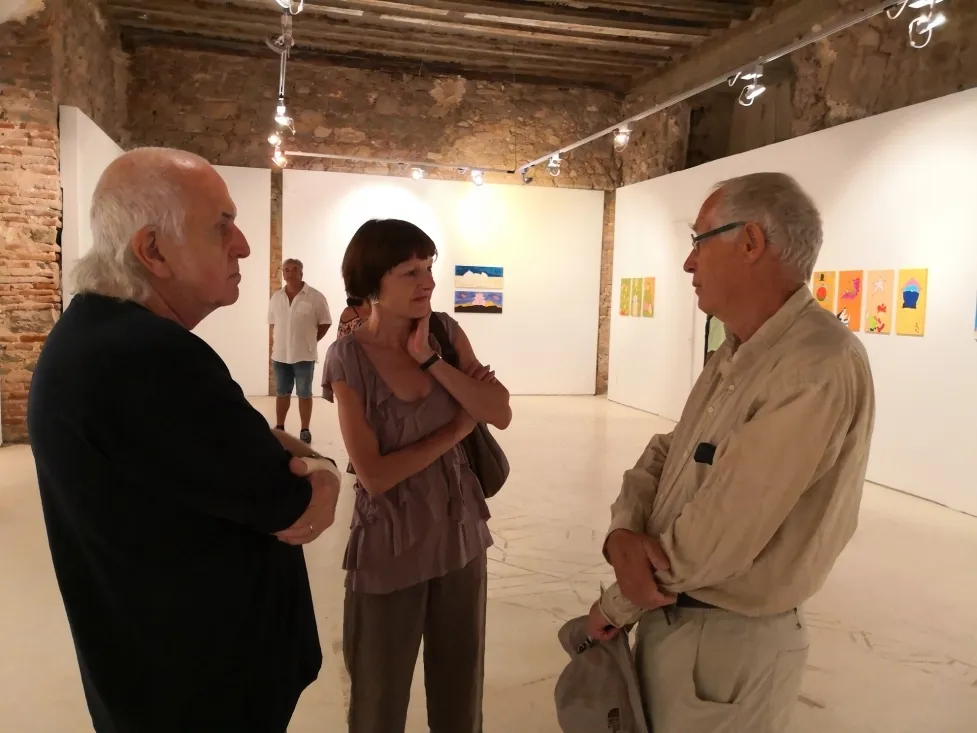 Foto 2 - Inaugurada la exposici&oacute;n de pintura de Herbert Sch&uuml;gerl