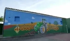 Una imagen del nuevo mural. 
