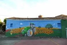 Una imagen del nuevo mural. 