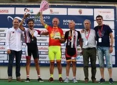 Uno de los podios de esta jornada. 