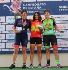 Uno de los podios de esta jornada. 