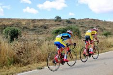 Una imagen del intenso fin de semana ciclista en Soria en su última jornada. /Ángel Vivar