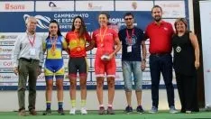 Uno de los podios tras la prueba. /RFEC
