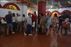 Una imagen de la comida de hermandad del barrio capitalino. /SN