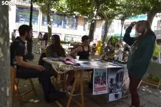 Una imagen de la plaza de San Esteban este sábado. /SN