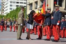 Homenaje y juramento a la bandera de España. SN