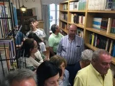 Una image de la naguración de la nueva biblioteca. /GEC