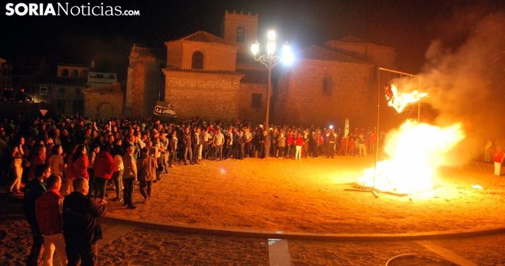 La tradicional Quema de los Diablillos en Ágreda. /SN