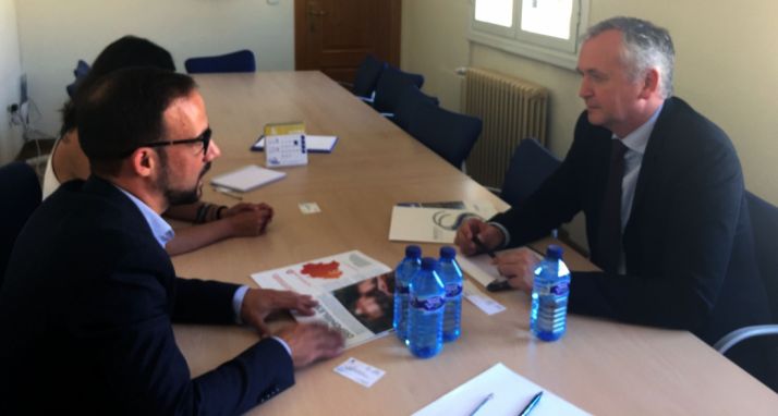 Un momento de la reunión celebrada en FOES. /FOES