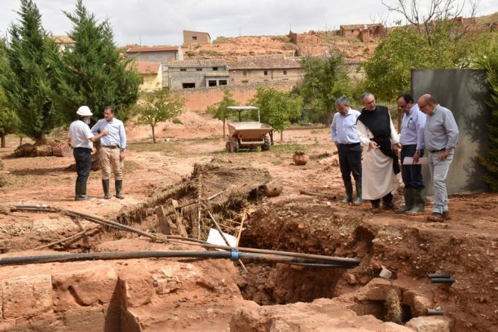 Juan Pascual, alcalde de Santa María de Huerta, lamenta la inacción de la Confederación Hidrográfica del Duero por no intervenir en el cauce del Jalón. Diputación