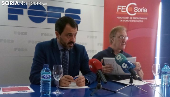 Javier Muñoz (izda.) y Alberto Gil este miércoles. /SN