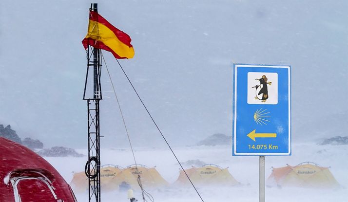 El Casino acoge la expo De la Antártida a Santiago de Compostela