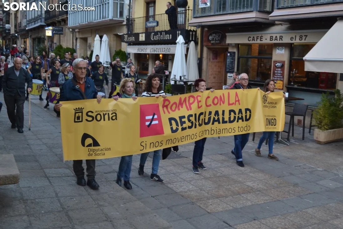 La plaza Mayor de Soria esta tarde. /SN