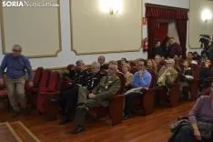 Una imagen de la ponencia este martes en el IES Machado. /SN