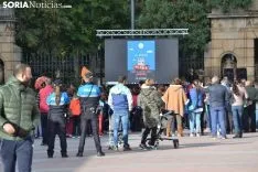 Una imagen de esta mañana en Granados. /SN