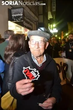 Una imagen de la multitudinaria manifestación de esta tarde de viernes. /SN