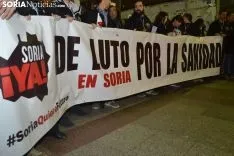 Una imagen de la multitudinaria manifestación de esta tarde de viernes. /SN