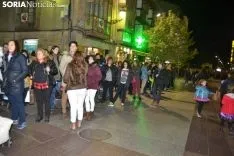 Una imagen de la multitudinaria manifestación de esta tarde de viernes. /SN