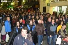 Una imagen de la multitudinaria manifestación de esta tarde de viernes. /SN