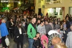 Una imagen de la multitudinaria manifestación de esta tarde de viernes. /SN