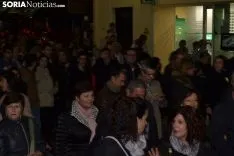 Una imagen de la multitudinaria manifestación de esta tarde de viernes. /SN